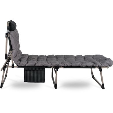 Складной шезлонг Mebel Elit VENUS Серый - 2 Складной шезлонг Mebel Elit VENUS Серый ME.VENUS/P/T/LOZ фото - 2