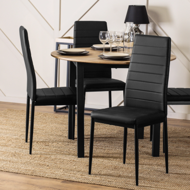 Обеденный стул Mebel Elit NARIS Черный - 8 Обеденный стул Mebel Elit NARIS Черный ME.NARIS/CZ/E/K фото - 8