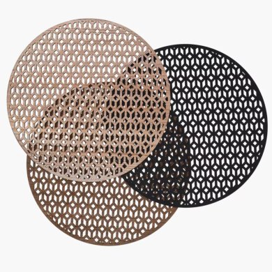 Подставки под горячее Duka Sensu 38 см Черный 2221325 фото - 4