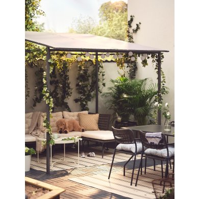 Садовая беседка GUNNON 2,3x2,3 м Серый - 10 IKEA Садовая беседка GUNNON 2,3x2,3 м Серый (ИКЕА ПУШКА) 20468855 фото - 10