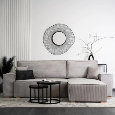 Розкладний диван Mebel Elit ALEX Сірий MGK.FILO/LINCOLN86/NAR фото - 8