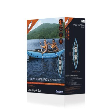 Надувная байдарка Bestway 65131 COVE CHAMPION X2 Синий BES65131 фото - 16