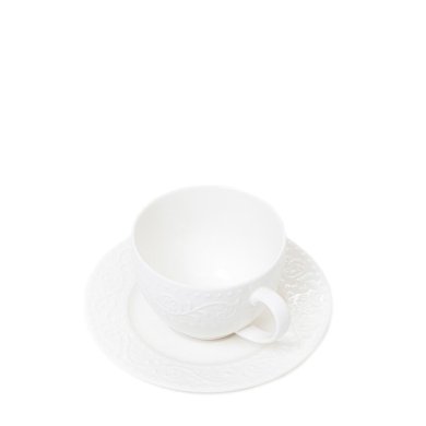 Чашка с блюдцем Homla SYLIA 90 мл | Белый - 2 Чашка с блюдцем Homla SYLIA 90 мл | Белый 213942 фото - 2