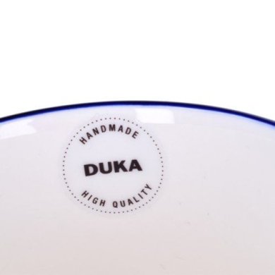 Кружка Duka Krog 400 мл | Белый / Синий 1217271 фото - 3