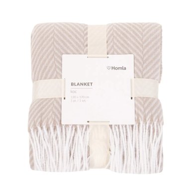 Плед Homla MELI 130x170 см Бежевий 230547 фото - 4