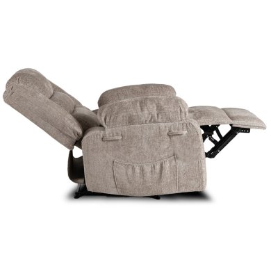 Кресло мягкое раскладное с реклайнером Mebel Elit ARTURO Welur Бежевый ME.ARTURO/BZ/V/FW фото - 6