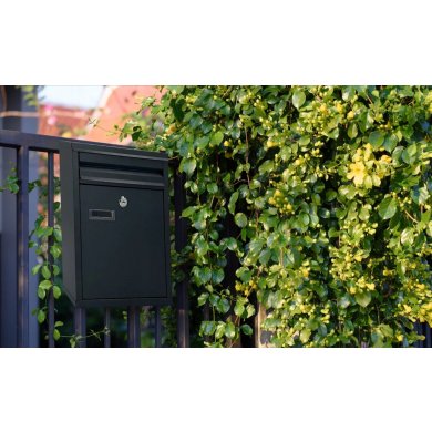 Поштова скринька Chomik DOVE 25x8х32 см Антрацит TIS8176 фото - 5