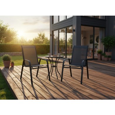 Комплект садових стільців Garden Line TIH1625 2 шт Чорний TIH1625 фото - 6