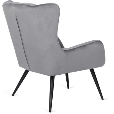 Кресло мягкое Mebel Elit VINCENT Серый ME.VINCENT/P/V/FW фото - 4