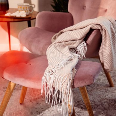 Плед Homla MELI 130x170 см Бежевий 230547 фото - 5