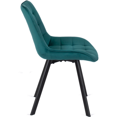 Обідній стілець Mebel Elit RICK Welur Бірюзовий - 6 Обідній стілець Mebel Elit RICK Welur Бірюзовий ME.RICK/T/V/K фото - 6