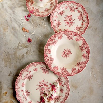 Глубокая тарелка Homla LOURRY 22 см Красный 242167 фото - 5