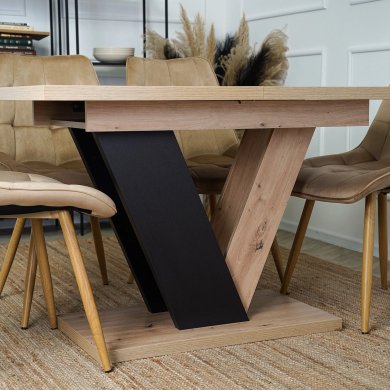 Раскладной обеденный стол Mebel Elit CLARK Дуб артизан PM.DUBAJ/A/CZ/S фото - 9