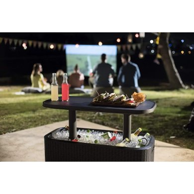 Садовый стол-бар Keter BEVY BAR Графит 246853 фото - 10