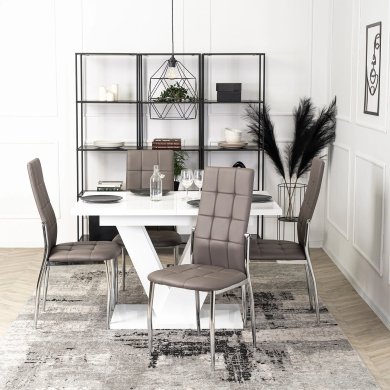 Обідній стілець Mebel Elit MOLLY Сірий ME.MOLLY/P/CH/E/K фото - 5