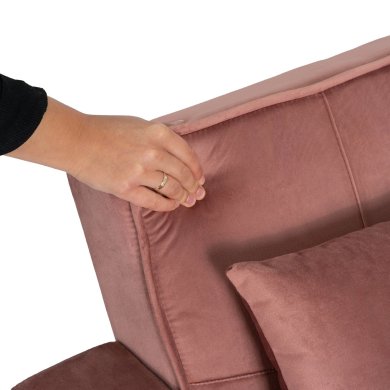 Кресло мягкое раскладное Mebel Elit SOLOR Welur Розовый ME.SOLOR2/R/V/FW фото - 11