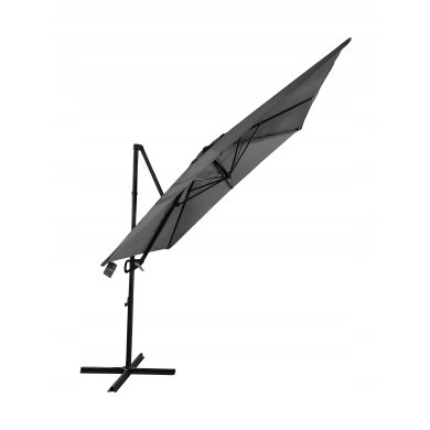 Садова парасоля з чохлом Kontrast SEATTLE 250х250 см Сірий - 4 Садова парасоля з чохлом Kontrast SEATTLE 250х250 см Сірий 5.06.213228 фото - 4