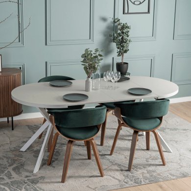 Розкладний обідній стіл Mebel Elit DORIAN Кашемір - 11 Розкладний обідній стіл Mebel Elit DORIAN Кашемір ME.DORIAN/KASZ/B/S фото - 11