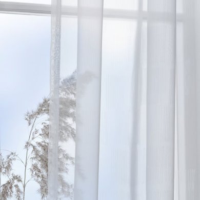 Тюль PALPLJUNGMAL 145x300 см 2 шт Белый - 3 IKEA Тюль PALPLJUNGMAL 145x300 см 2 шт Белый (ИКЕА ПАЛПЛЮНГМАЛ) 50607845 фото - 3