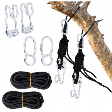 Комплект для установки гамака Garden Line 200 кг Серебристый - 4 Комплект для установки гамака Garden Line 200 кг Серебристый HAM2726 фото - 4