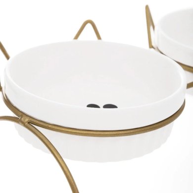 Набор мисок для кошки Homla CATTY 2 шт Белый - 5 Набор мисок для кошки Homla CATTY 2 шт Белый 221245 фото - 5