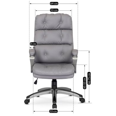 Офісне крісло Mebel Elit STRATO Сірий ME.STRATO/P/E/FO фото - 12