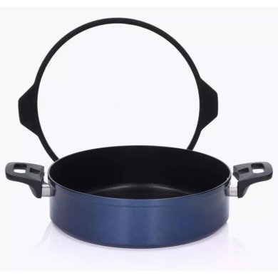 Набор из сковороды, кастрюли и крышки Duka INDIGO 3 шт Синий - 4 Набор из сковороды, кастрюли и крышки Duka INDIGO 3 шт Синий 1218741 фото - 4