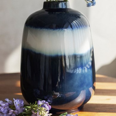 Ваза Homla SOLETO 15,5x22 см Синий 229388 фото - 3