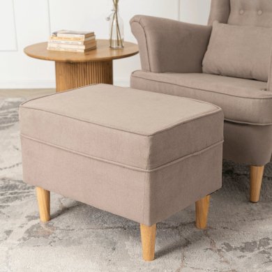 Крісло м'яке з пуфом Mebel Elit EVAN 2 Бежевий ME.EVAN2/BZ/D/T/FWPD фото - 14