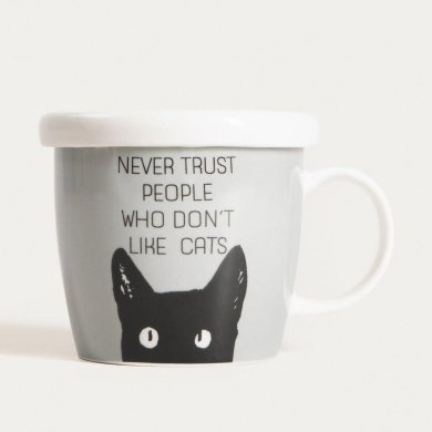 Кружка с крышкой Homla KIKI 300 мл Принт 241474 фото - 2