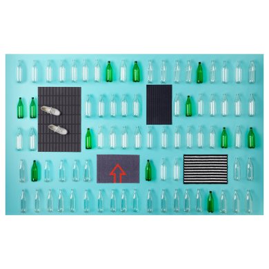 IKEA Придверный коврик KRISTRUP (ИКЕА КРИСТРУП) 90392452 фото - 4