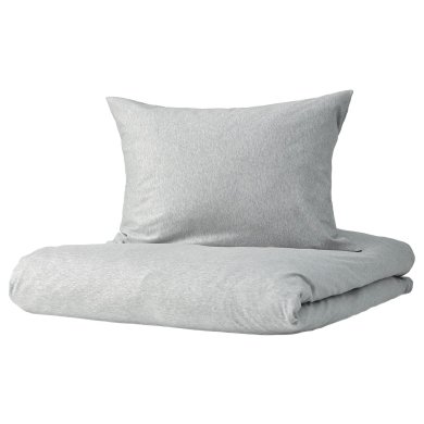 IKEA Комплект постельного белья SPJUTVIAL 150x200 см Серый (ИКЕА СПЬЮТВИАЛ) 80479790