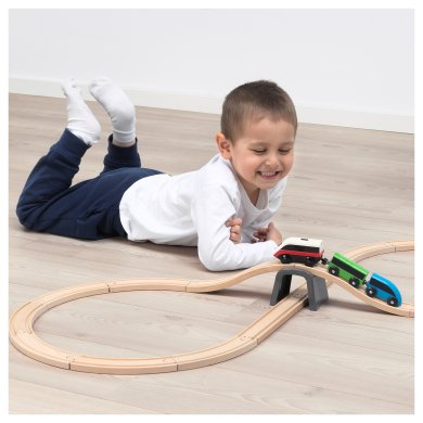 IKEA Паровоз на батарейках LILLABO (ИКЕА LILLABO) 50320056 фото - 4