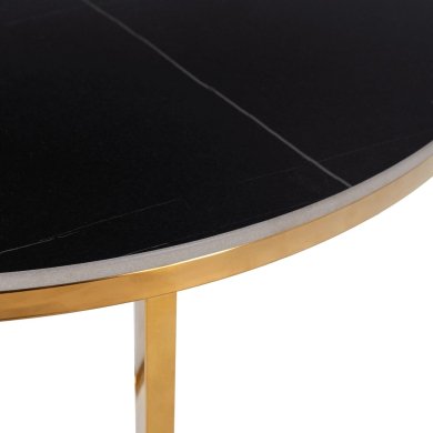 Журнальний стіл Mebel Elit MARINE Marmur Чорний ME.MARINE/CZMAT/ZL/L фото - 4