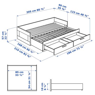 IKEA BRIMNES (ИКЕА БРИМНЕС) 59590015 фото - 5