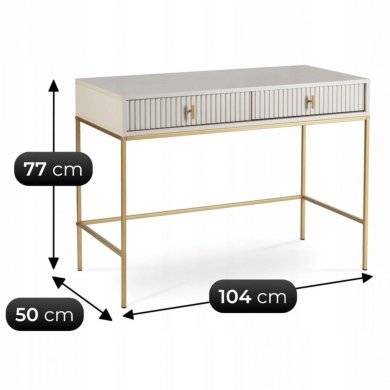 Туалетный стол Mebel Elit MARCOS Кашемир W.MAGGIORE/MA07/KASZ/N.ZL/U.ZL/B фото - 9