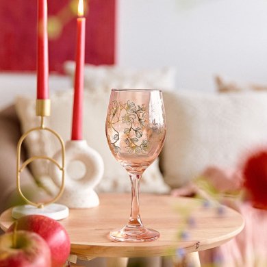 Бокал для вина Homla ROSELLA 400 мл Принт 227182 фото - 5