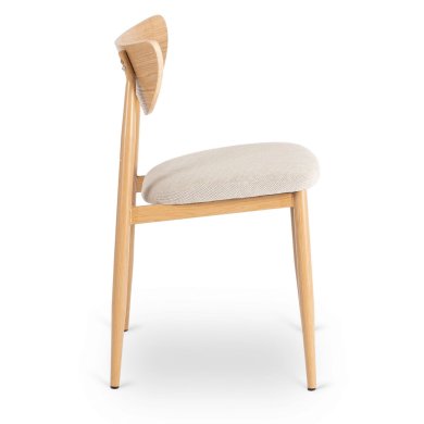 Обеденный стул Mebel Elit BRAGA Бежевый ME.BRAGA/KR/D/T/K фото - 3