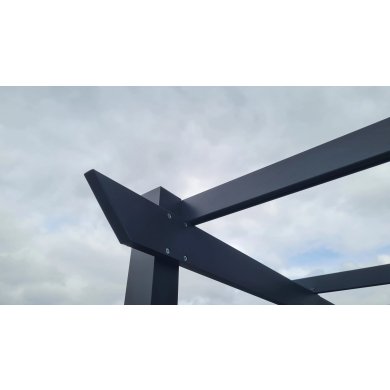 Пергола Corciano ALTANA 4x4 м Антрацит - 8 Пергола Corciano ALTANA 4x4 м Антрацит 6939622432255 фото - 8