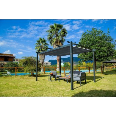 Пергола Corciano ALTANA 4x4 м Антрацит - 10 Пергола Corciano ALTANA 4x4 м Антрацит 6939622432255 фото - 10