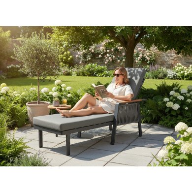 Шезлонг Garden Line ALM8116 Серый ALM8116 фото - 2