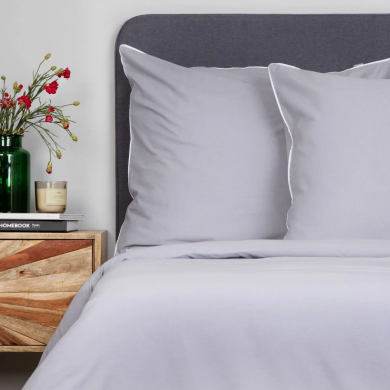 Комплект постільної білизни Homla BRAIVE 160x200 см Сірий 213487 фото - 6