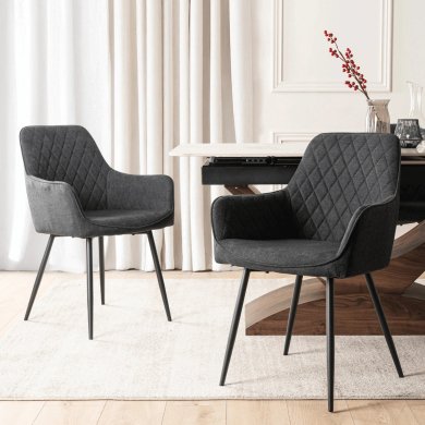 Обідній стілець Mebel Elit BRESSO 2 Чорний ME.BRESSO2/CZ/CZ/T/K фото - 6