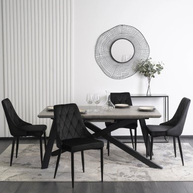 Розкладний обідній стіл Mebel Elit HAMILTON Бетон - 9 Розкладний обідній стіл Mebel Elit HAMILTON Бетон ME.HAMILTON/BET/S фото - 9