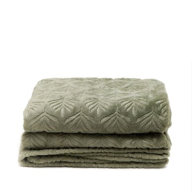 Плед Homla PEBLE 150x200 см Темно-зеленый 218401 фото - 2