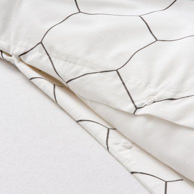 IKEA Комплект постільної білизни KRUSFRO 150x200 см Принт (ИКЕА КРУСФРО) 20519360 фото - 2