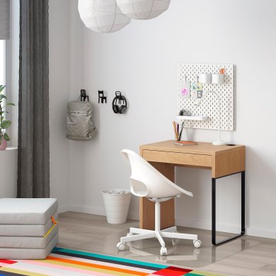 IKEA Письменный стол MICKE Дуб (ИКЕА МИКЕ) 20351742 фото - 2