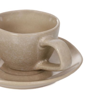 Чашка з блюдцем Homla ODELA 80 мл Бежевий 227773 фото - 2