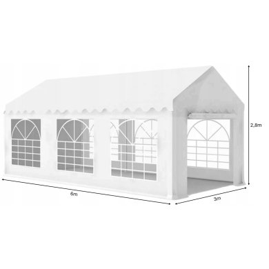 Садова альтанка Garden Line 6x3 м Білий - 3 Садова альтанка Garden Line 6x3 м Білий TUN4054 фото - 3