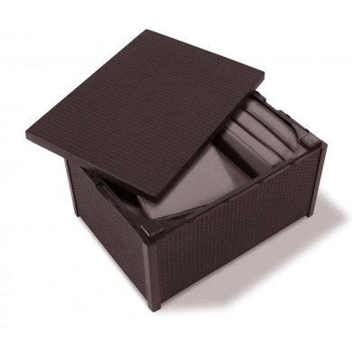 Садовый стол-сундук Keter ARICA Коричневый - 2 Садовый стол-сундук Keter ARICA Коричневый 221043 фото - 2